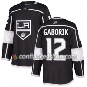 Adidas Maillot de Hockey Los Angeles Kings Marian Gaborik 12 2017-2018 Noir Authentic - Homme